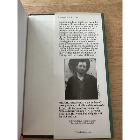 The Iron Dragons Daughter, Michael Swanwick HC/DJ/1994 VTG - Picture 10 of 11